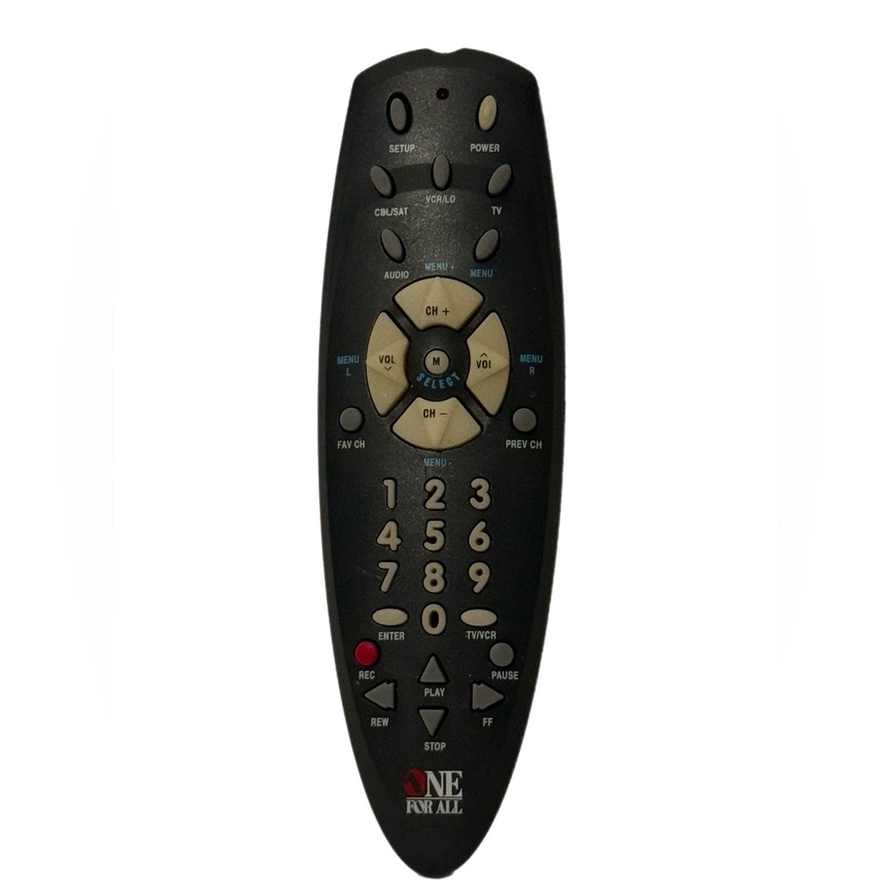 One For All Remote Control 3 Devices Replaces TV VCR Cable Box VRC-3060B00 EUC
